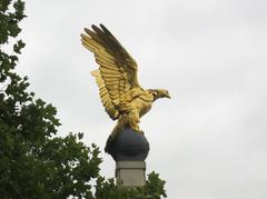 Eagle statue on the RAF Memorial in London