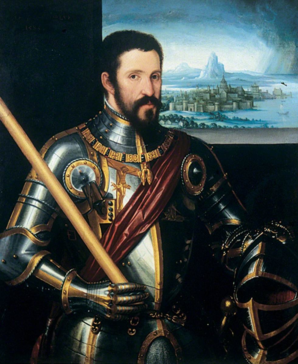 Portrait of Fernando Álvarez de Toledo y Pimentel, 3rd Duke of Alba, Flemish School painting circa 1507-1582