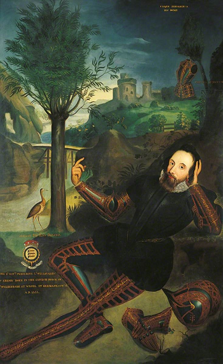 Portrait of Lord Willoughby of d’Eresby from 1555–1601, British English School