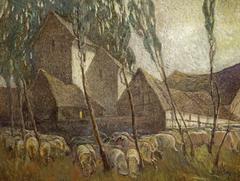 French farm landscape by Octavia S. Cox