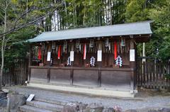 Hirano Shrine in Kyoto with four enshrined shrines