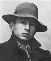 Portrait of Armenian poet Yeghishe Charents