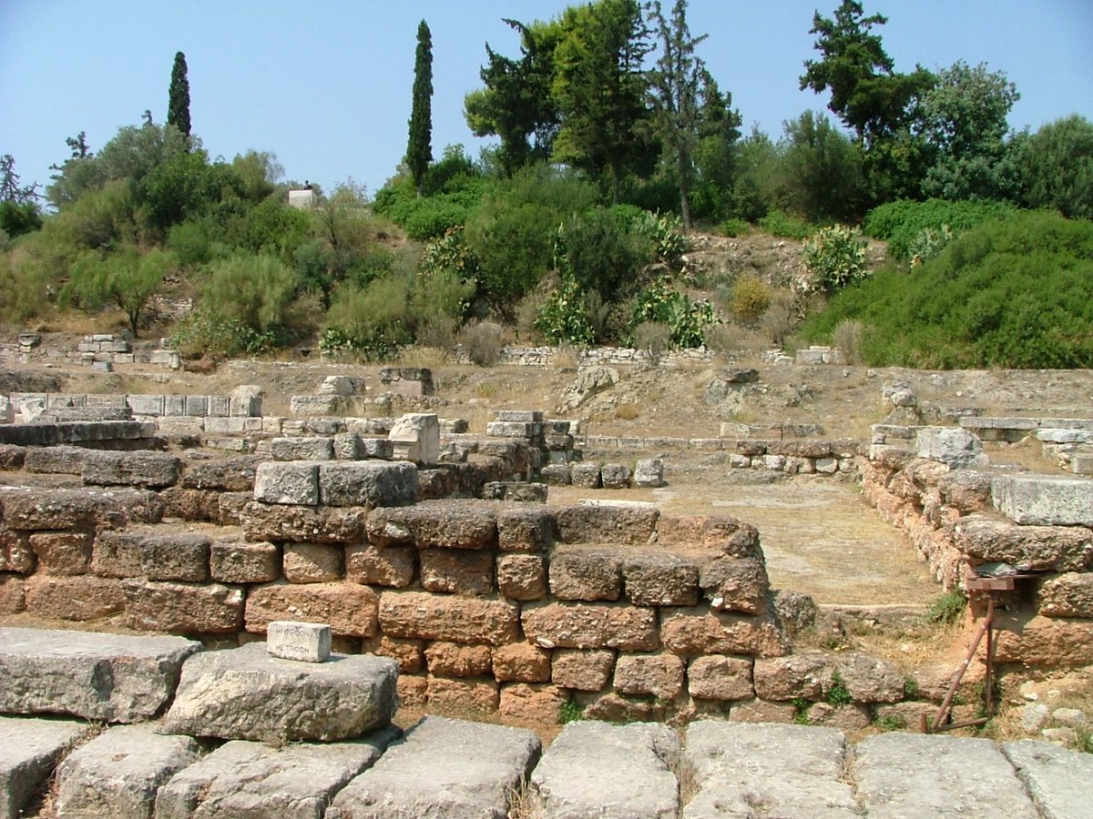 The Metroon building in the ancient Agora of Athens