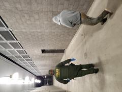U.S. Customs and Border Protection officers managing border operations at San Ysidro Port of Entry amid Title 42 implementation