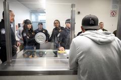 DHS Secretary Kristi Noem visiting U.S. Customs and Border Protection San Ysidro Port of Entry in San Diego