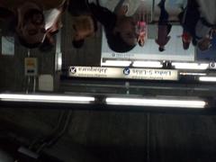 Signage at Santa Cruz Station in São Paulo