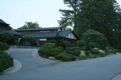 Doris Duke Center entrance at Sarah P. Duke Gardens in Durham