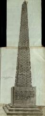 Anonymous watercolour attributed to Lambert de Vos from Freshfield Album