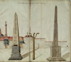 Obelisk of Theodosius Serpent Column and Walled Obelisk ancient monuments in Istanbul