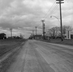 View west on St. Clair Avenue East near C.N.R. railway crossing east of Laurel Avenue