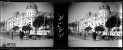 Façade of Hotel Negresco on Promenade des Anglais in Nice, France