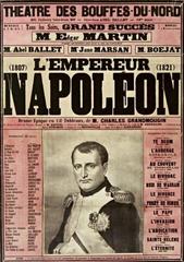 Poster of L'Empereur Napoléon at Théâtre des Bouffes-du-Nord, 1860