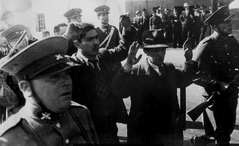 Captured Nazi members during La Matanza del Seguro Obrero in Santiago, Chile on September 5, 1938