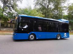 Pilea brand bus on line number 1 in Mrągowo