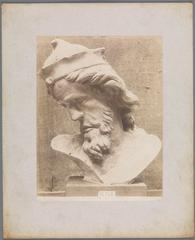 Bust of a wise man from the East, Gothic art sculpture, Strasbourg Cathedral