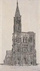 Strasbourg Cathedral exterior view with detailed Gothic architecture