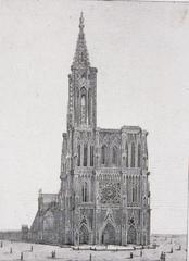 Strasbourg Cathedral architectural facade