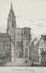 Strasbourg Cathedral facade with detailed Gothic architecture