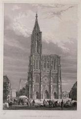 Strasbourg Cathedral exterior view with intricate Gothic architecture