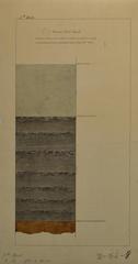 Vertical section of Seven Foot Knoll from water surface to sand surface