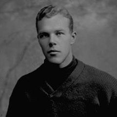 Portrait of Ted Coy in black and white