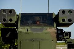 U.S. Army Spc. operating Avenger missile system during Vigilant Shield 2012 exercise at Naval Air Station Key West
