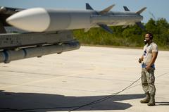 U.S. Air Force Staff Sgt. Jam Baro preparing F-16 Fighting Falcon for mission during Vigilant Shield 2012 at Naval Air Station Key West