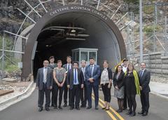 Group of people visiting CMAFS building on August 31, 2016