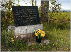 Memorial plaque at Sokolnice