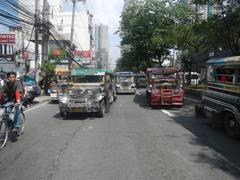 Mandaluyong City skyline along Shaw Boulevard Radial Road 5 with neighboring Pasig City Barangay San Antonio and Kapitolyo