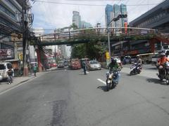 Mandaluyong city skyline and traffic along Shaw Boulevard Radial Road 5 near Pasig City boundary