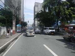 One San Miguel Avenue in Mandaluyong City, Ortigas Center skyline with buildings and roads
