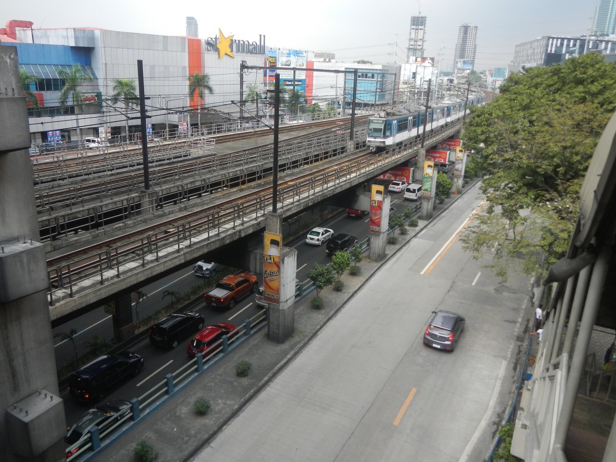 Shaw Boulevard MRT Station and Betty-Go Belmonter LRT Station near GMA Network Center on EDSA, Quezon City