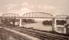 Shelby Street Bridge in Nashville Tennessee in early 1920s