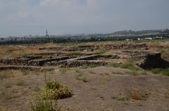Chalcolithic village ruins at Shengavit archaeological site