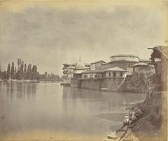Sher Garhi Palace historic photograph by John Burke from 1860-1869