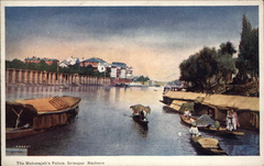 Palace of the Maharajah of Kashmir in Srinagar on the Jhelum river