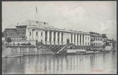 Sher Garhi Palace historical image from around 1920 in Srinagar