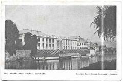 Sher Garhi palace facing Jhelum river in Srinagar 1920s
