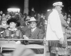 PA Governor John Kinley Tener and wife Harriet at 1913 World Series Game 2 at Shibe Park