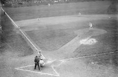 Bender pitching to Crandall in 1913 World Series Game 4 at Shibe Park
