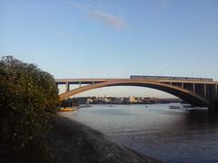 View of Stockholm cityscape with waterfront and classical buildings under clear sky