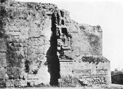 Illustration of the Porta Maggiore in Rome