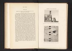 Plan and photomeproduction of Porta Maggiore and Tomb of Eurysaces from circa 1870