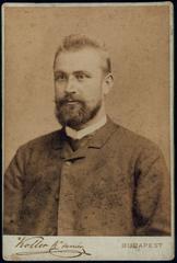 Portrait of Ferenc Wampetich around 1900, original tenant of Budapest's Zoo (later Gundel) Restaurant