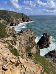 Scenic view of Cape Roca protected area in Portugal