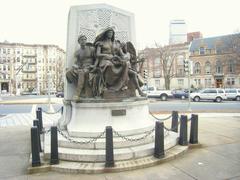 John Boyle O'Reilly Memorial sculpture by Daniel Chester French on the Fenway in Boston