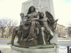 John Boyle O'Reilly Memorial sculpture by Daniel Chester French in the Fenway, Boston