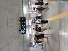 View of Seokchon Station Transfer Passage in South Korea
