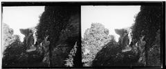 View of the Roman ruins of Tusculum in Frascati, Italy, 1911